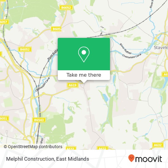 Melphil Construction map