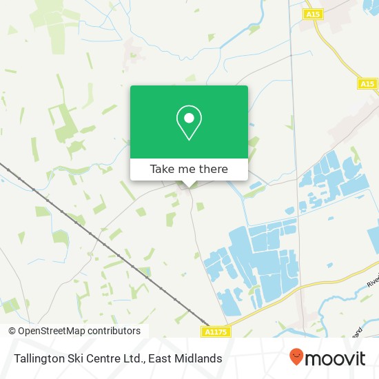 Tallington Ski Centre Ltd. map