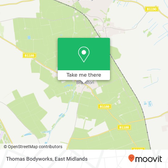 Thomas Bodyworks map