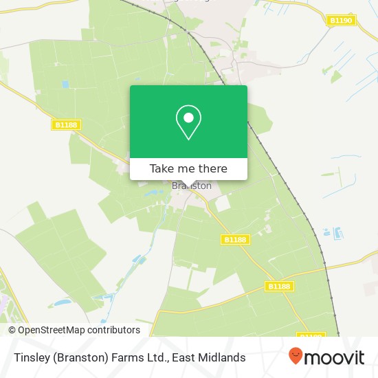 Tinsley (Branston) Farms Ltd. map