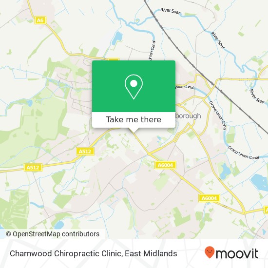 Charnwood Chiropractic Clinic map