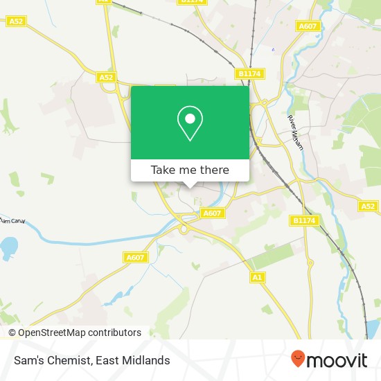 Sam's Chemist map