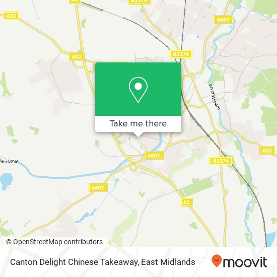 Canton Delight Chinese Takeaway map