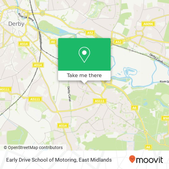 Early Drive School of Motoring map
