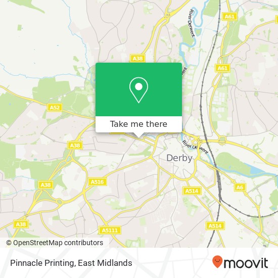 Pinnacle Printing map