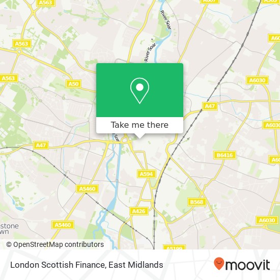 London Scottish Finance map