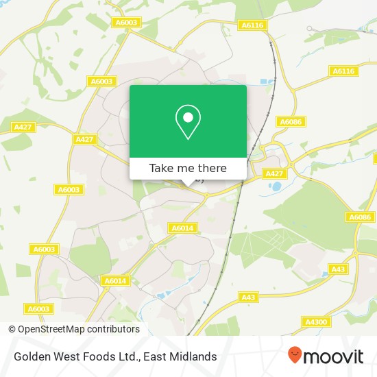 Golden West Foods Ltd. map