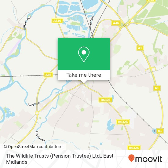 The Wildlife Trusts (Pension Trustee) Ltd. map