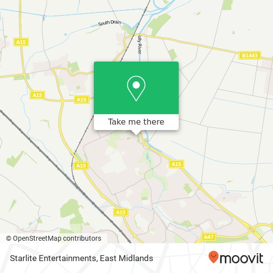 Starlite Entertainments map