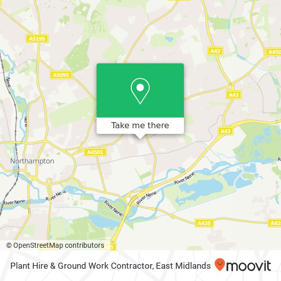 Plant Hire & Ground Work Contractor map