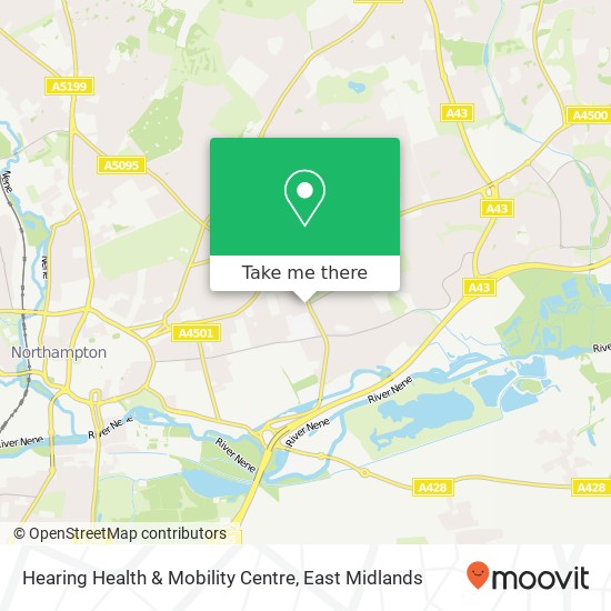 Hearing Health & Mobility Centre map
