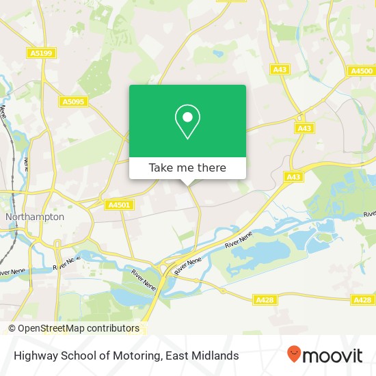 Highway School of Motoring map