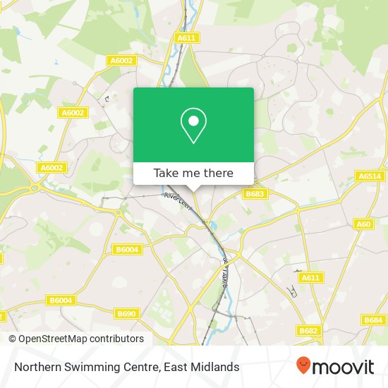 Northern Swimming Centre map