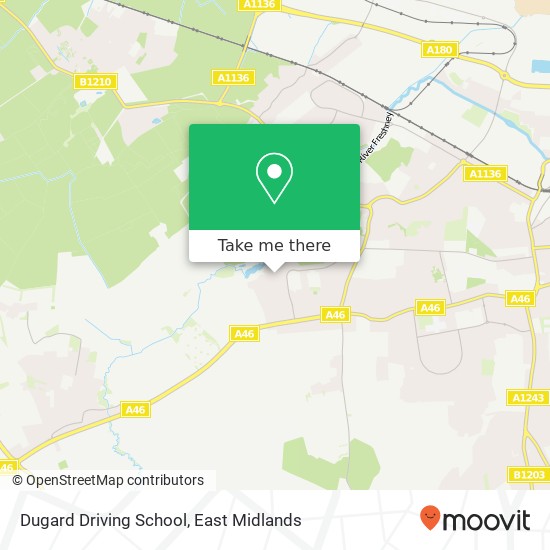 Dugard Driving School map