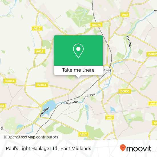 Paul's Light Haulage Ltd. map