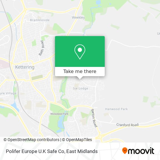 Polifer Europe U.K Safe Co map