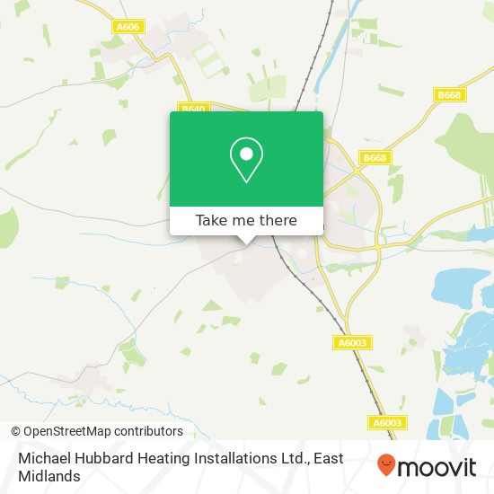 Michael Hubbard Heating Installations Ltd. map