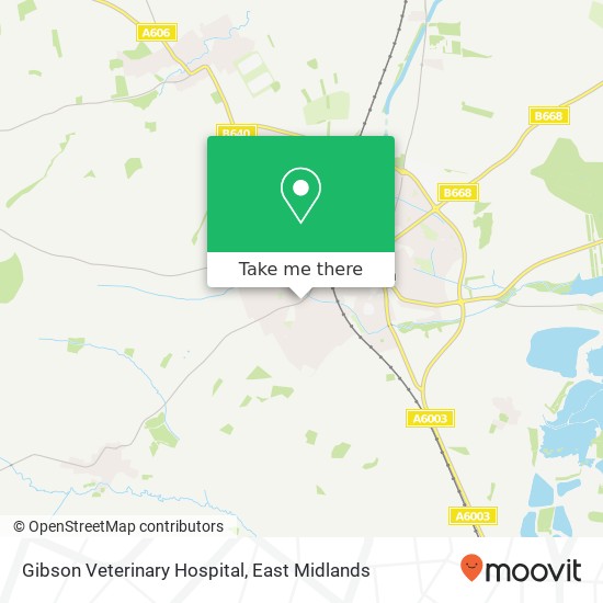 Gibson Veterinary Hospital map