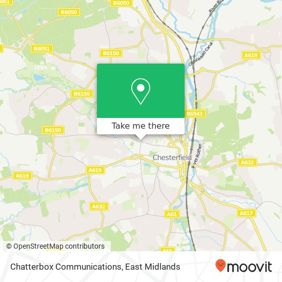 Chatterbox Communications map