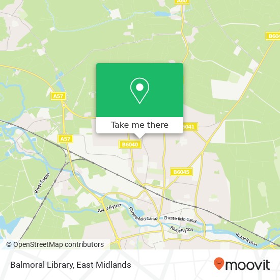 Balmoral Library map