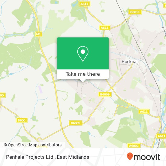 Penhale Projects Ltd. map