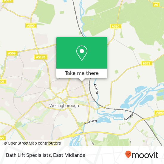 Bath Lift Specialists map