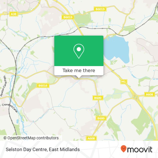 Selston Day Centre map