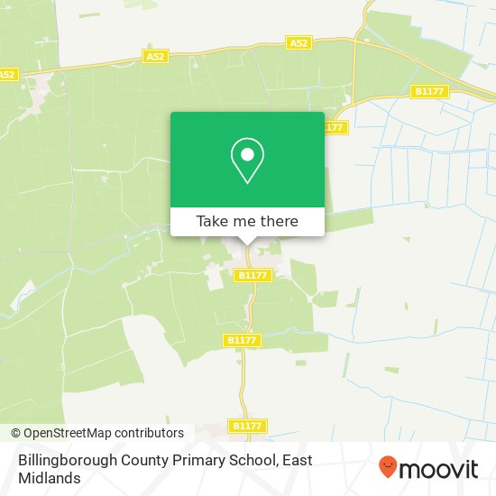 Billingborough County Primary School map