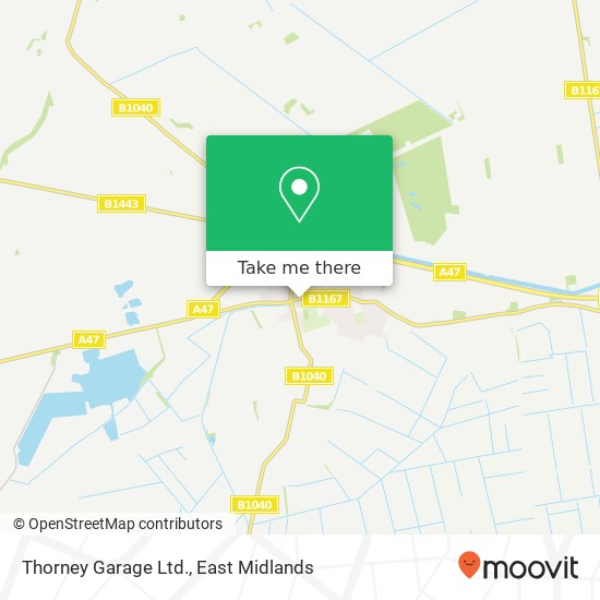 Thorney Garage Ltd. map
