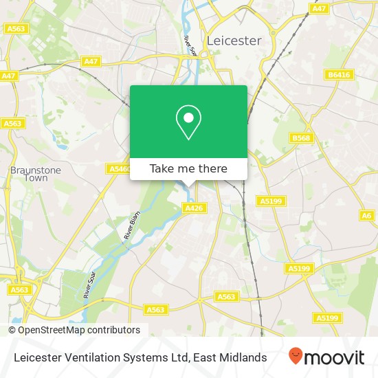 Leicester Ventilation Systems Ltd map