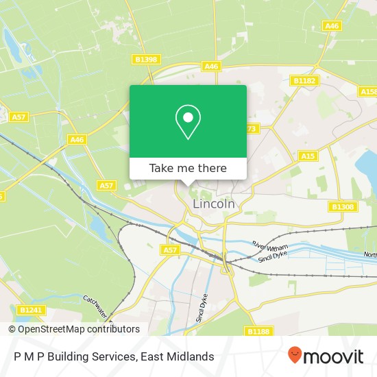 P M P Building Services map