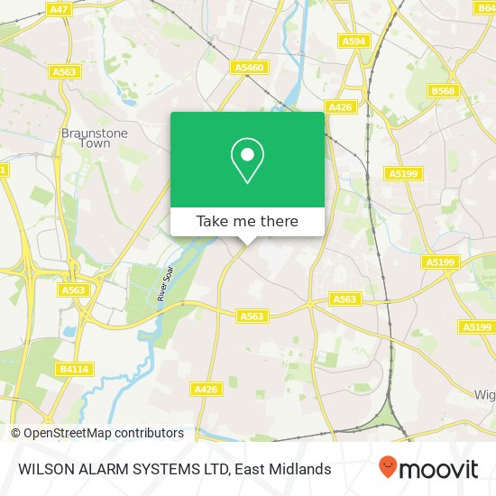 WILSON ALARM SYSTEMS LTD map