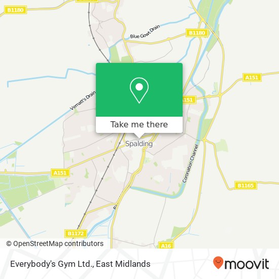 Everybody's Gym Ltd. map