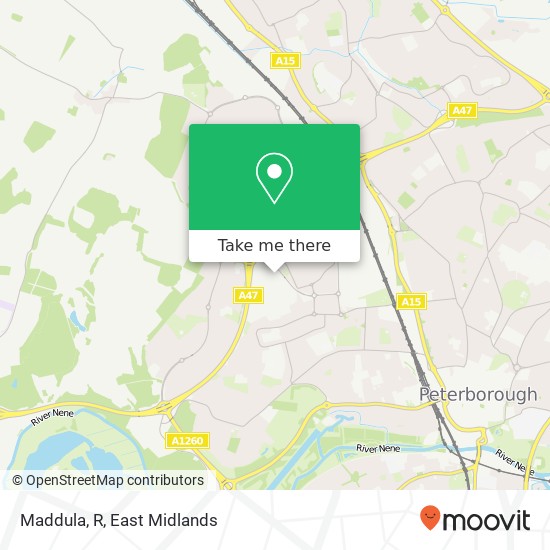 Maddula, R map