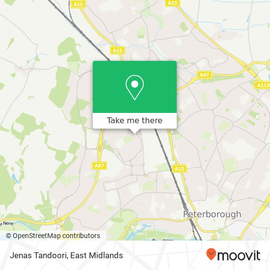 Jenas Tandoori map