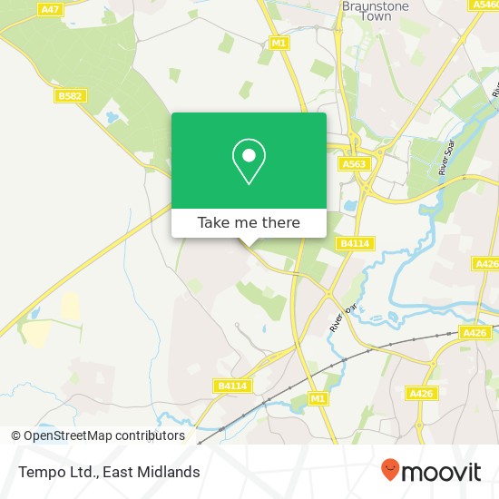 Tempo Ltd. map