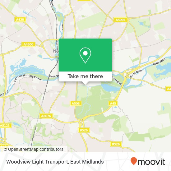 Woodview Light Transport map