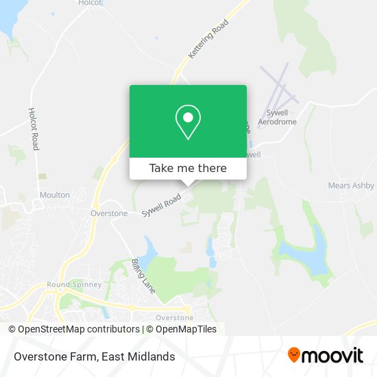 Overstone Farm map