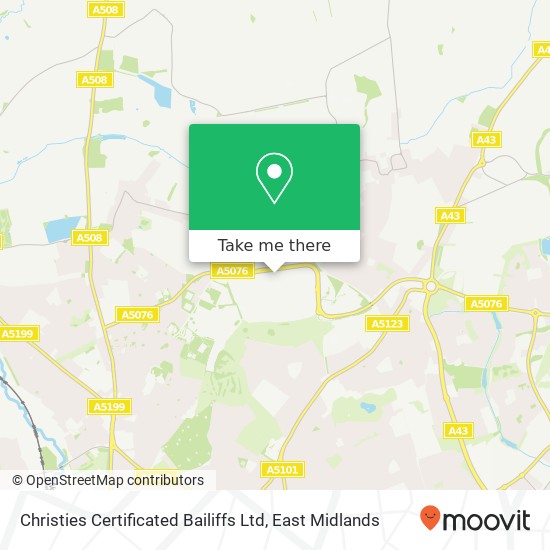 Christies Certificated Bailiffs Ltd map
