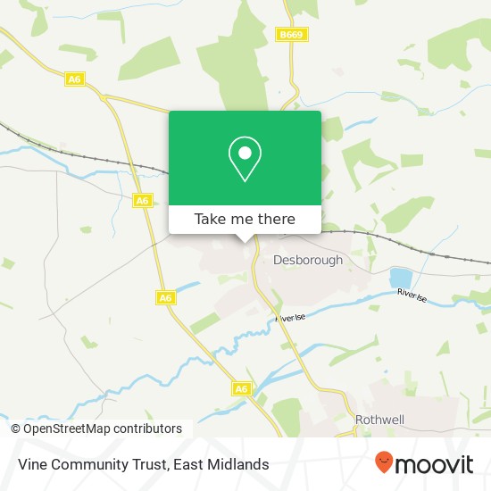 Vine Community Trust map