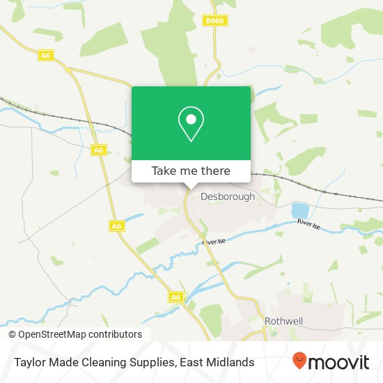 Taylor Made Cleaning Supplies map