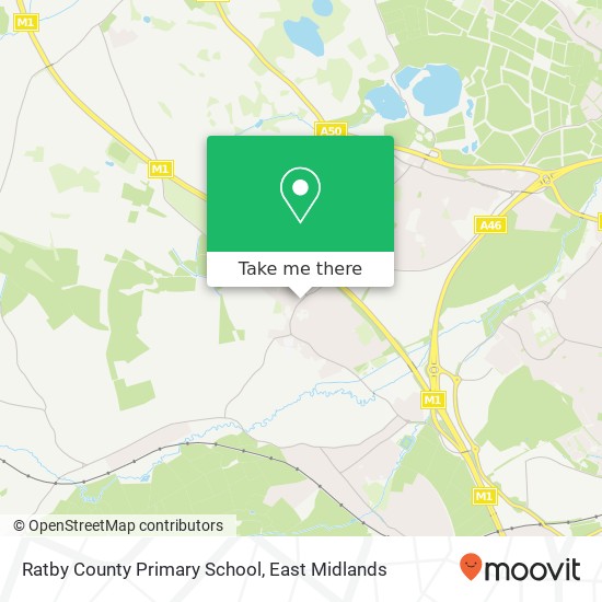 Ratby County Primary School map