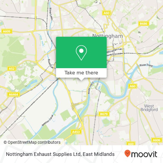 Nottingham Exhaust Supplies Ltd map