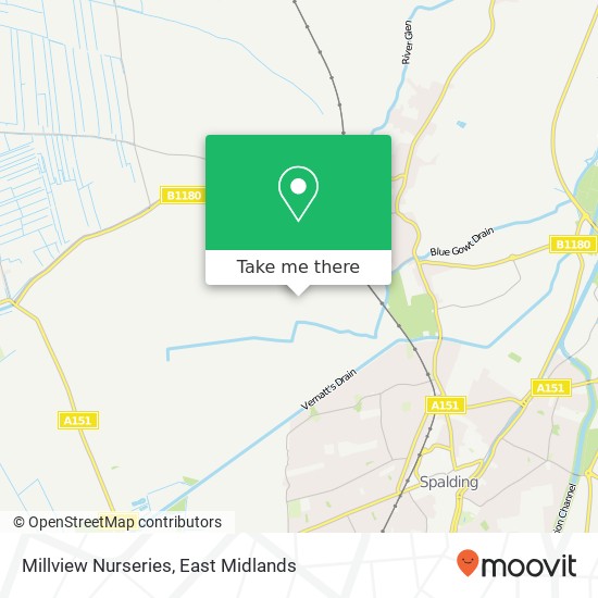 Millview Nurseries map