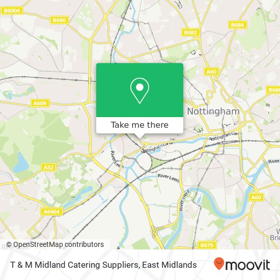 T & M Midland Catering Suppliers map
