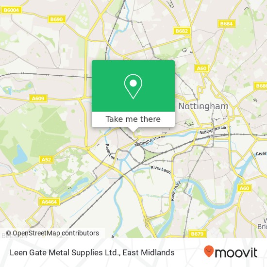 Leen Gate Metal Supplies Ltd. map