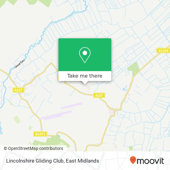 Lincolnshire Gliding Club map