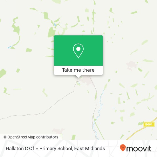 Hallaton C Of E Primary School map