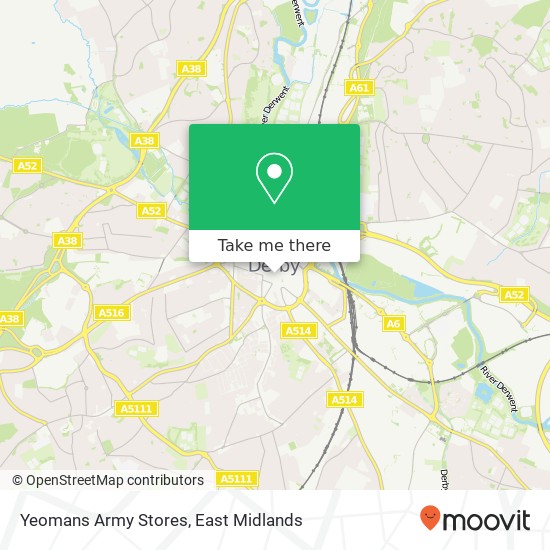 Yeomans Army Stores map