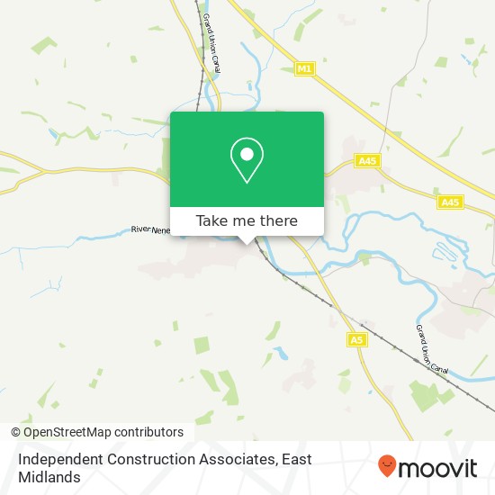 Independent Construction Associates map